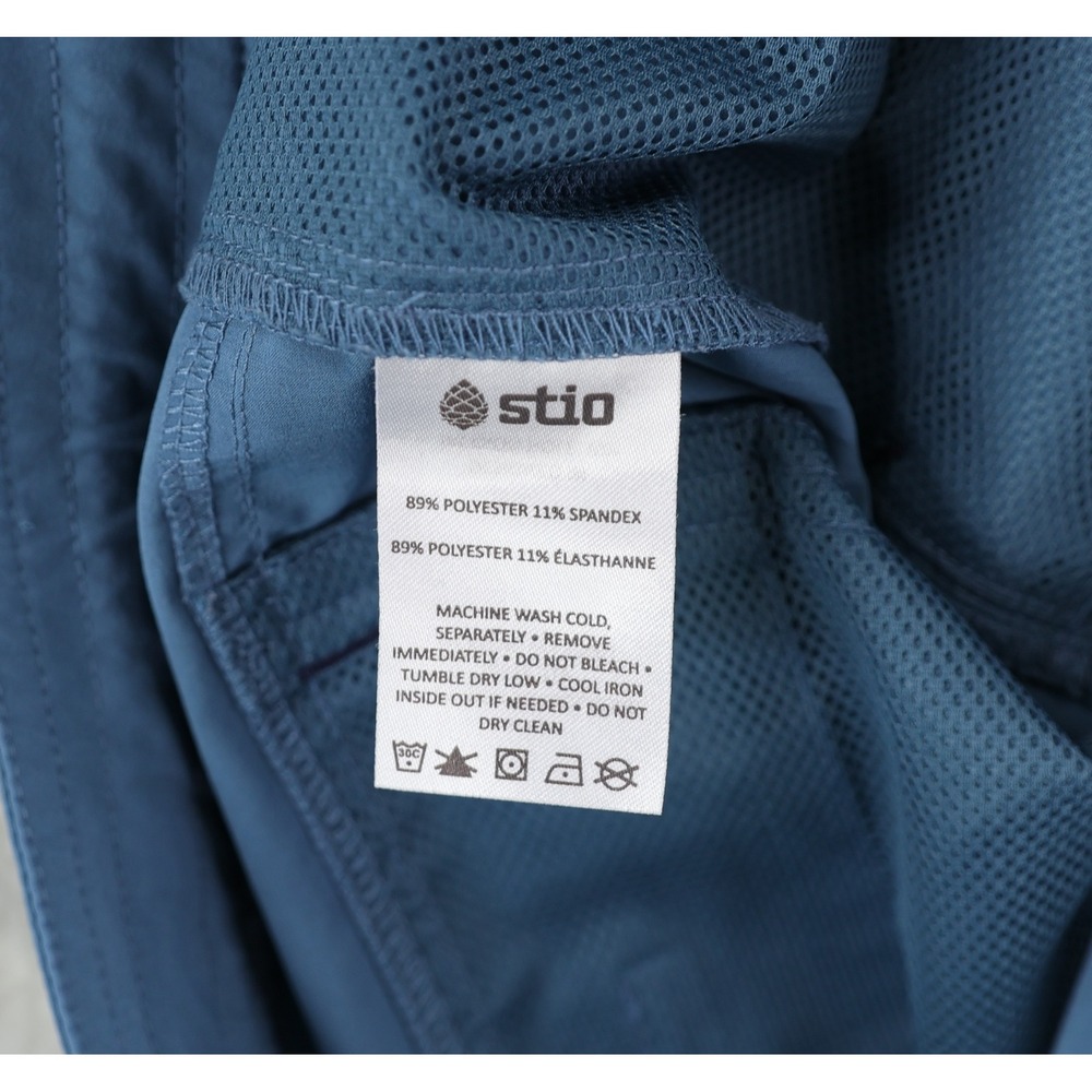 Stio Pants Men's Size 36 Blue Hiking Softshell Stretch Outdoor Trail Style #2328 - Picture 6 of 12